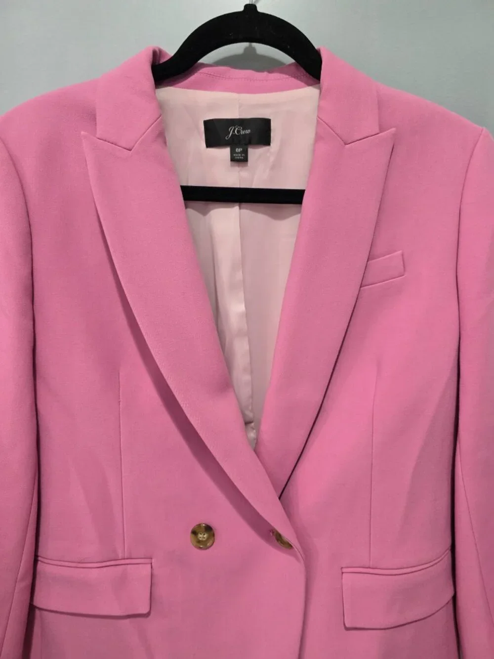 J.Crew Pink‎ Tailored Blazer – Size 8